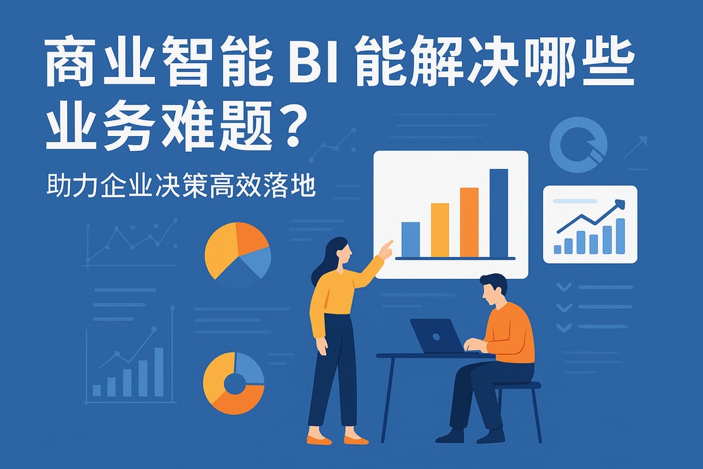 商业智能BI能解决哪些业务难题？助力企业决策高效落地"